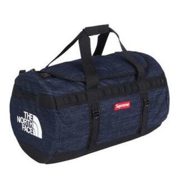 Các mặt hàng bền bỉ tối cao 15SS The North Face Denim Trung bình Camp Duffel North Face Duffel Bag_Supreme Men Bag_bag Men_ Thương hiệu cửa hàng đặc biệt đặt hàng thư giá rẻ