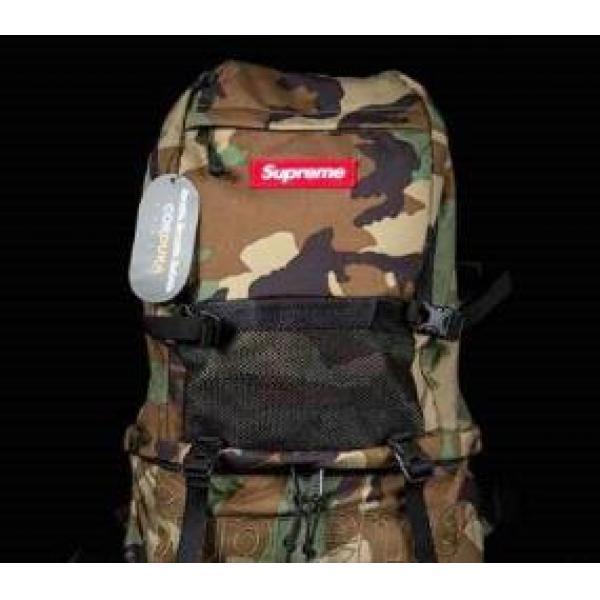Đã bán hết Supreme 15FW Contour Backpack Contour Contour Backpack Thiết kế cá nhân Woodland Camamo_Supreme nam Bag_bag Men_ Thương hiệu cửa hàng đặc biệt đặt hàng thư
