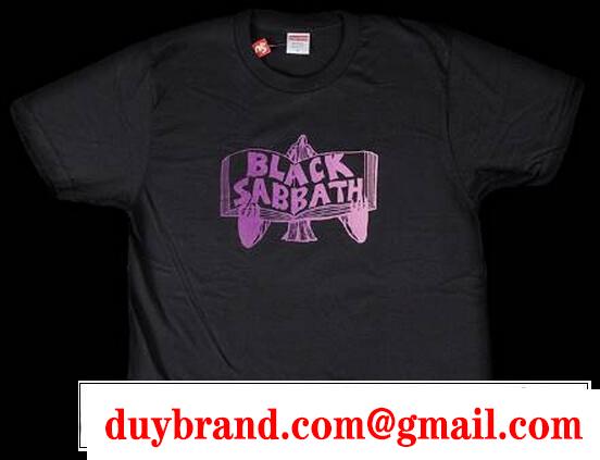 大人気　シュプリーム ブラックサバス トム　季節も快適にTシャツ　ブラック.