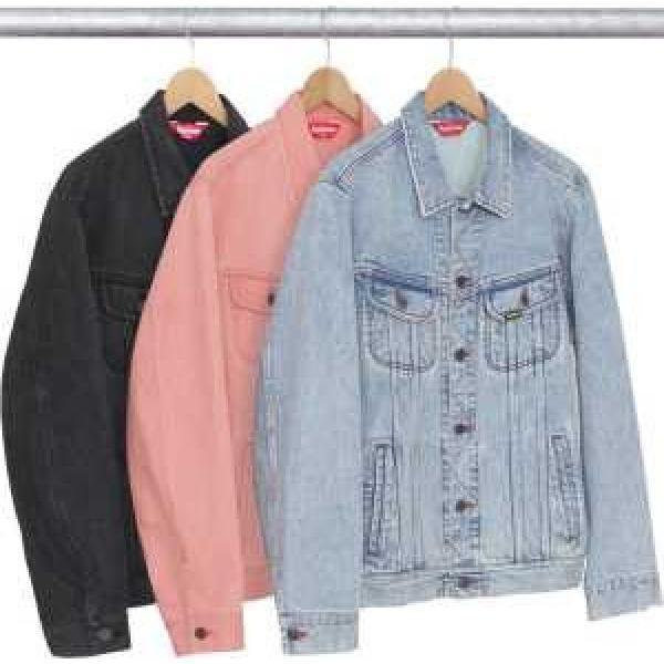 Sự hiện diện đó sẽ là vai trò hàng đầu Supreme16SS Denim Trucker Jacket Blouson 2 -Molored Lựa chọn_ Áo khoác áo len Parker Cour
