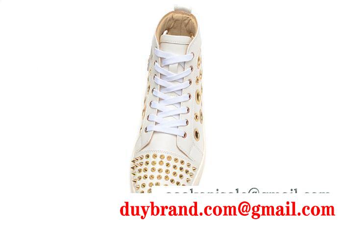 ゴージャスなルブタンスニーカーコピールイススパイクスハイカットスニーカー christian louboutin louis