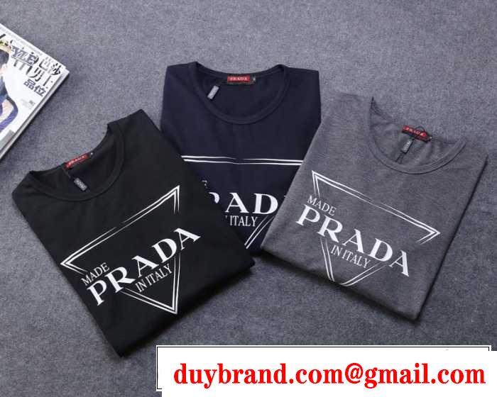 2016秋冬 プラダ PRADA 高評価の人気品 長袖Tシャツ 3色可選