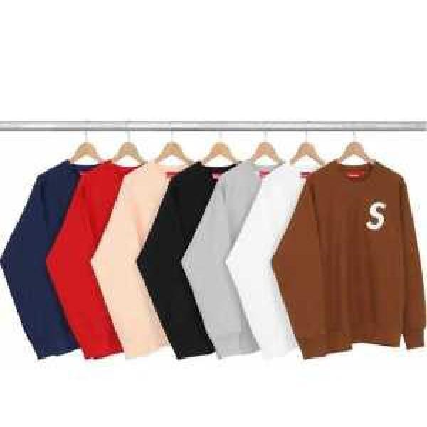 Superb FW16 S -Vetted Logo CrewNeck Tối cao PULLOVER PARKER 3 Lựa chọn màu_ Áo khoác Parker Court