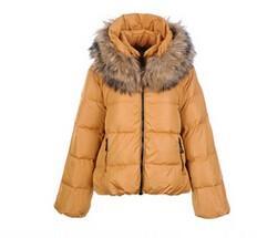 Mua sắm Moncler Ladies Down Down Áo khoác Yellow_ Moncler Moncler_ Thương hiệu giá rẻ 
