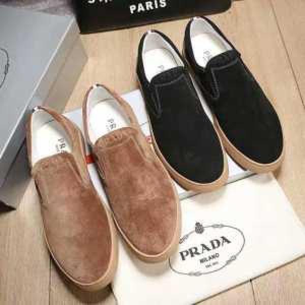 Chức năng và thiết kế được cập nhật prada Giày bình thường mệt mỏi 2 màu _ giày thể thao