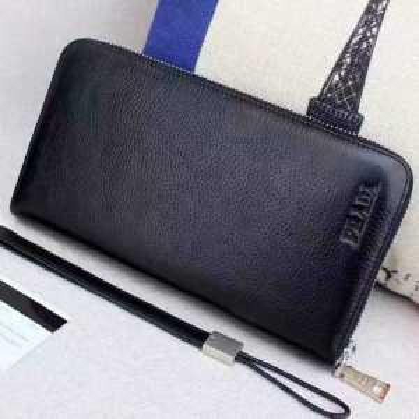Thương hiệu Prada Prada Prada Wallet _Prada Ví nam _ Ví nam _ Thương hiệu cửa hàng đặt hàng thư giá rẻ