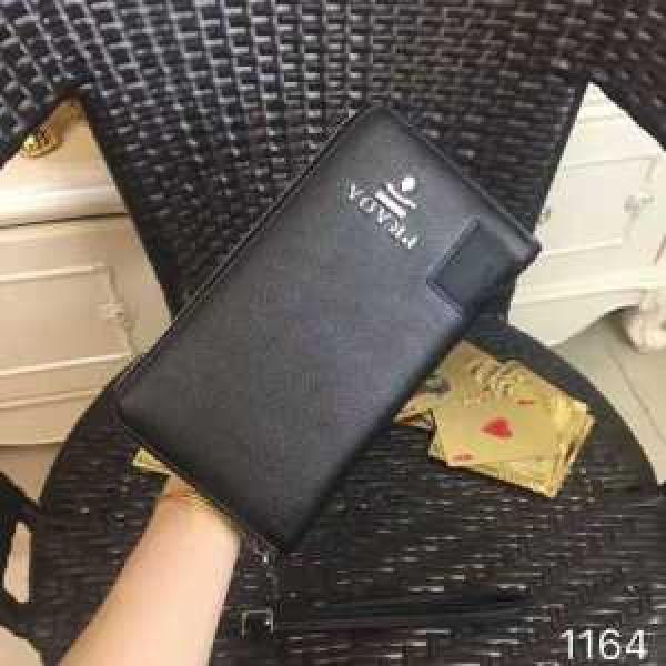 Mô hình sang trọng Prada Prada rất hoạt động Wallet_ Prada Men Wallet _ Wallet nam _ Thương hiệu cửa hàng đặc biệt đặt hàng thư giá rẻ
