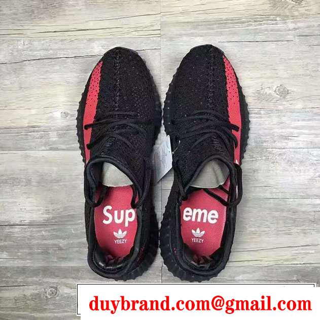 軽やかな履き心地　シュプリームコピー supreme X yeezy 350 実用性も高いランニングシューズ.