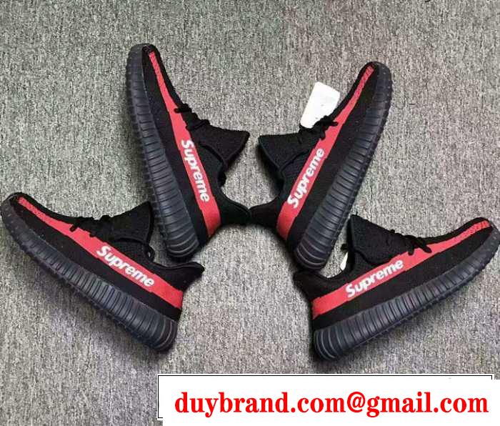 軽やかな履き心地　シュプリームコピー supreme X yeezy 350 実用性も高いランニングシューズ.