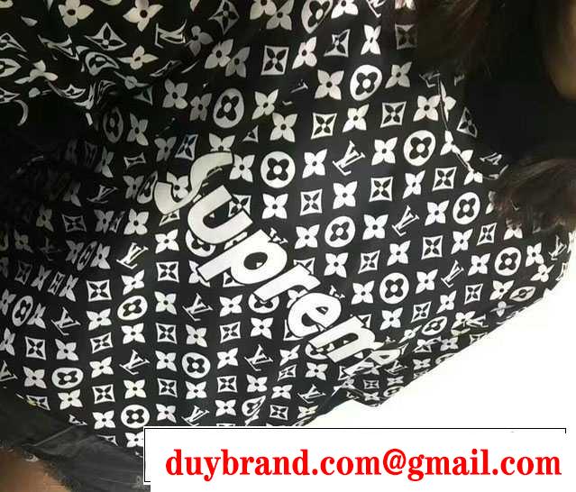 親和性抜群なSupreme x LV BOX LOGO Tee シュプリーム 　半袖Tシャツ 2色可選.心地はまさに大人の