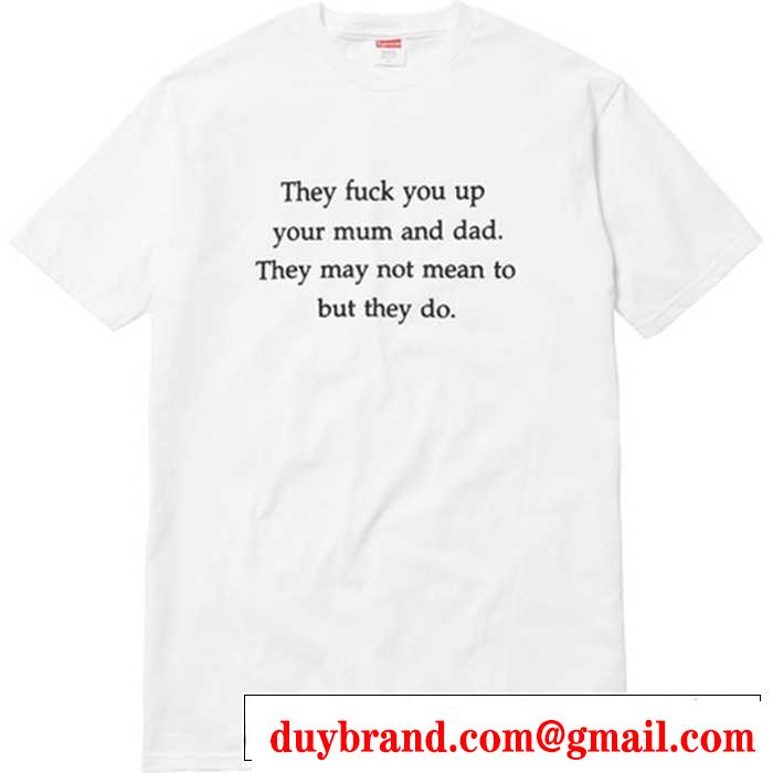 supreme fuck you up tee 目玉商品  2色可選 クールビズ 17春夏 半袖Tシャツ
