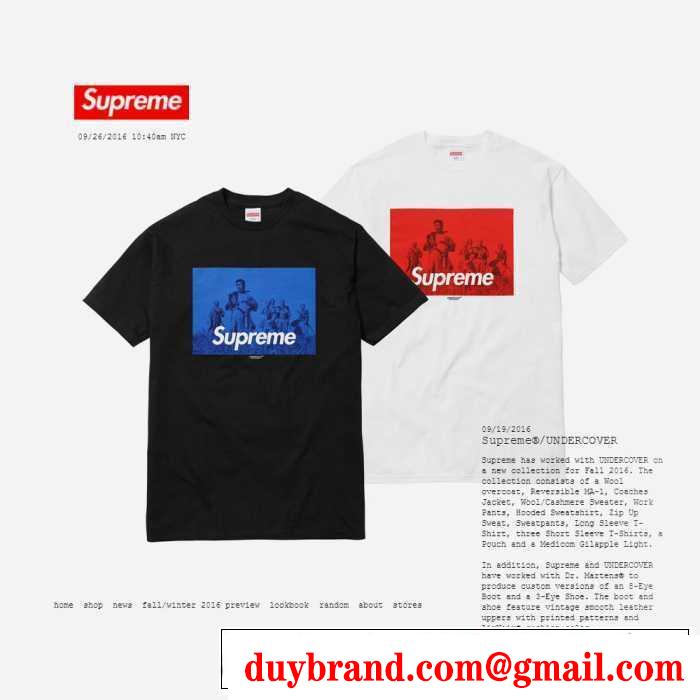 半袖Tシャツ supreme X Undercover 17SS 2色可選 大好評♪