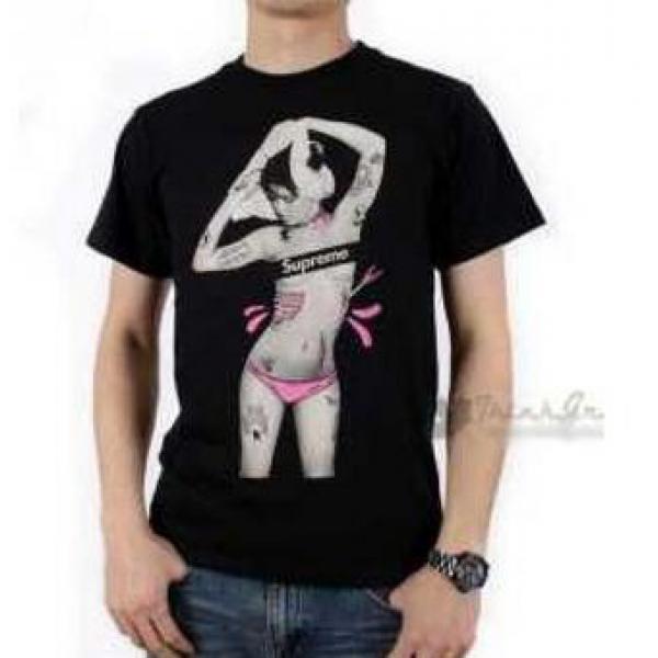 Mặc cả mới tối cao tối cao Supreme Casual ngắn tay T -Shirt 2 màu sắc