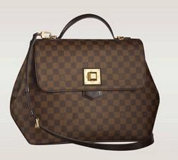 Tác phẩm mới nhất của mùa này Louis Vuitton Damier Bergamo PM Vai chéo Bag_louis Vuitton Louis Vuitton_ Thương hiệu giá rẻ 