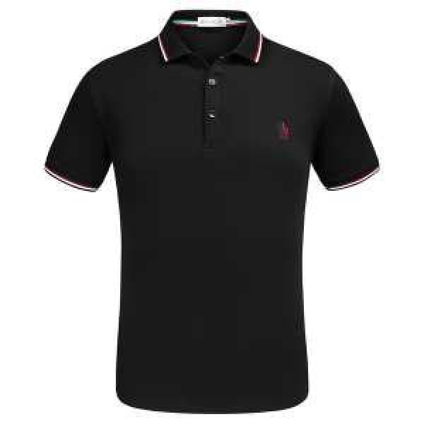 17SS moncler moncler tay áo ngắn polo áo 2 màu sắc _ tay áo ngắn t -shirt _ thời trang nam