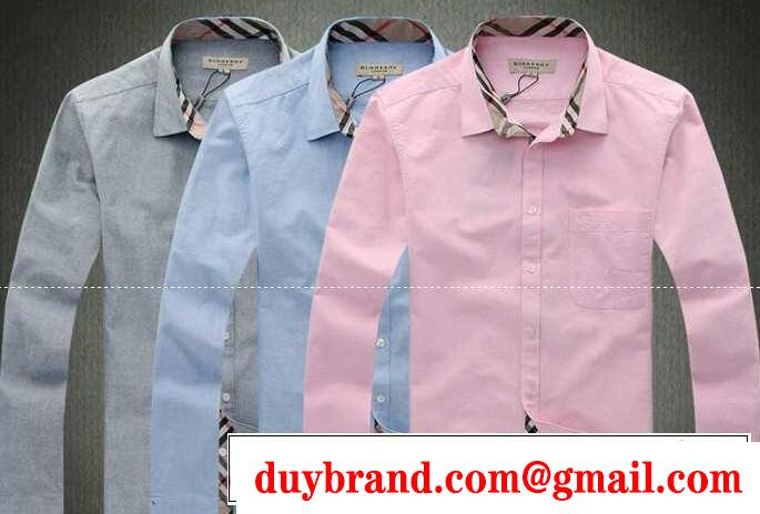 お洒落に夏コーデバーバリー　BURBERRY　３màu sắc可選択長袖シャツ　3996092 