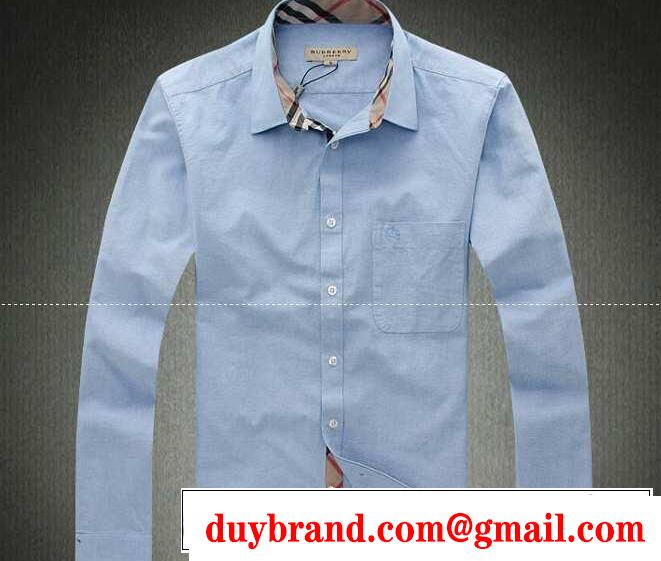 お洒落に夏コーデバーバリー　BURBERRY　３màu sắc可選択長袖シャツ　3996092 