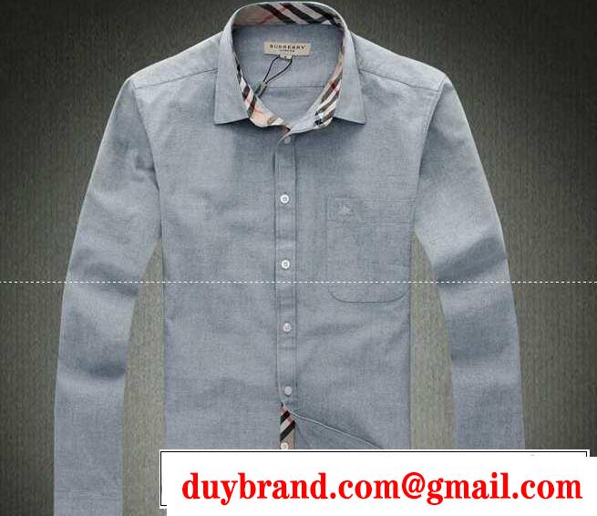 お洒落に夏コーデバーバリー　BURBERRY　３màu sắc可選択長袖シャツ　3996092 