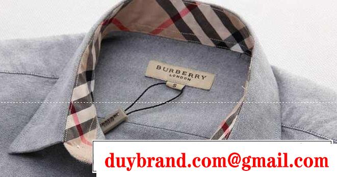お洒落に夏コーデバーバリー　BURBERRY　３màu sắc可選択長袖シャツ　3996092 