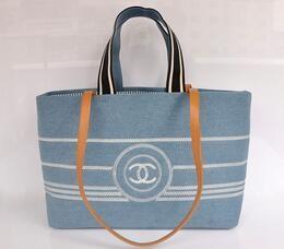 Túi tote denim 2way độc đáo túi lớn vai sọc _ _ thương hiệu siêu rẻ 