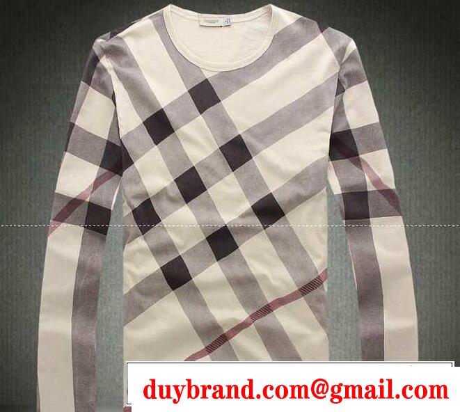 期間限定10％OFF BURBERRY バーバリー スーパー コピー 最高の着心地 長袖 Tシャツ