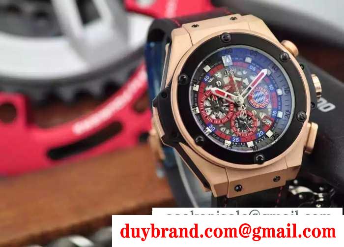人気アイテムウブロビッグバンウニコキングゴールドセラミックラバ自動巻き腕時計 hublot bigbang 