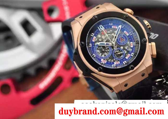 人気アイテムウブロビッグバンウニコキングゴールドセラミックラバ自動巻き腕時計 hublot bigbang 