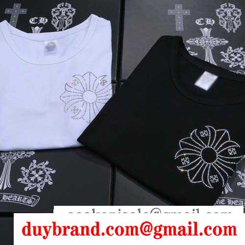 ユニセックスCHROME hearts クロムハーツｔシャツコピー半袖プリントロゴ２色可選