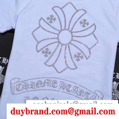 ユニセックスCHROME hearts クロムハーツｔシャツコピー半袖プリントロゴ２色可選