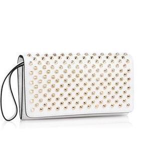 Ví siêu đáng yêu Christian Louboutin Christian Loubutan Spike của Dudd's Long Wallet White _ Christian Lubutan Christian Louboutin_ Thương hiệu giá rẻ 