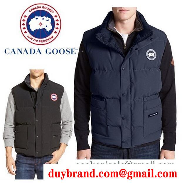 秋から春までロングシーズン着用できるカナダグースダウンジャケットｓ級コピーブランド品 canada goose 2色選択可のメンズダウンベスト