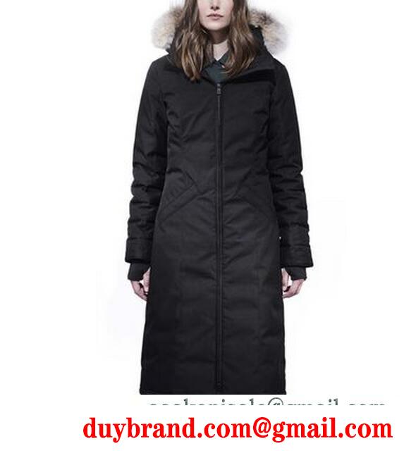 軽量な着心地抜群な女性らしいCANADA goose カナダグース3色選択可能のレデイース用のロングダウンコート