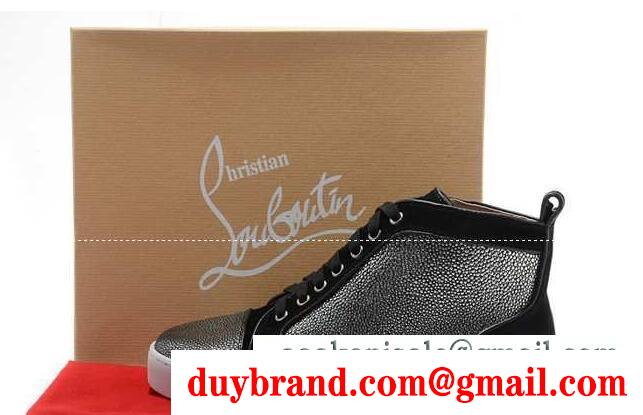 秋冬人気品の履き心地も抜群なクリスチャンルブタン christian louboutin お洒落な男女兼用のインヒールスニーカー靴