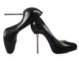 Christian Louboutin Bơm gót cao đen _Ristian Louboutin _ Thương hiệu giá rẻ (lớn nhất ) (lớn nhất )