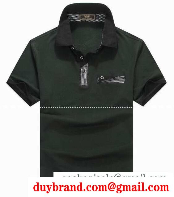 春夏最新作のアルマーニ、Armaniの快適な着心地の6色選択可能の半袖Tシャツ