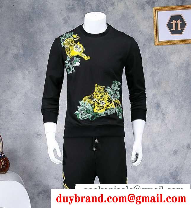 軽くて生地が薄めのドルガバコピーメンズトレーナーパンツ上下セットアップDOLCE＆GABBANA秋冬人気商品