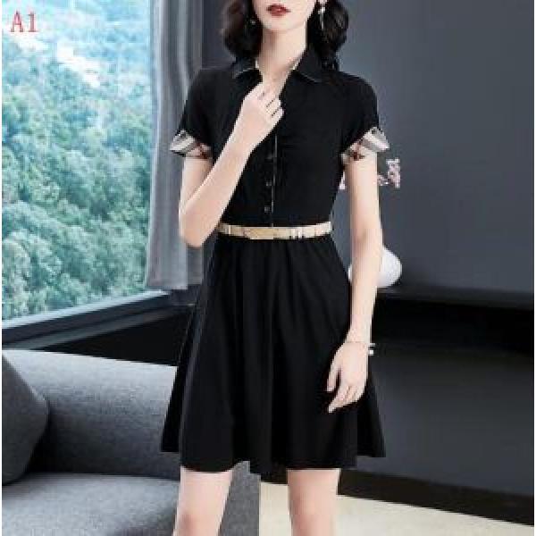 18SS Beauty Burberry3 Màu sắc đầy màu sắc có thể lựa chọn và thời trang One Piece Bar Thung lũng thứ nhất _ One Piece _ Ladies Fashion