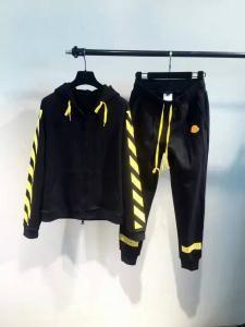 Cổ điển Parker Off-White Off Off Cài đặt trắng Upd và thiết kế Zip Up Parkario Garpants