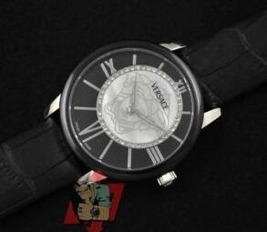 Versace đầy sang trọng, đồng hồ đen của Versace _ Versace Versace_ Thương hiệu giá rẻ 