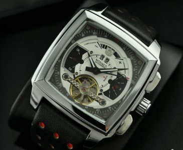 Hàng hóa danh dự Thẻ cuộn dây tự động Thẻ Heuer-Thẻ Tag Men Watch Tourbillon Ngày da 3845mm