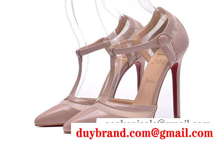 通勤用 パーティールブタンレディース靴パテントレザーポインテッドトゥパンプス ヌード louboutin pointed toe early100mm