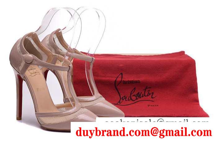 通勤用 パーティールブタンレディース靴パテントレザーポインテッドトゥパンプス ヌード louboutin pointed toe early100mm