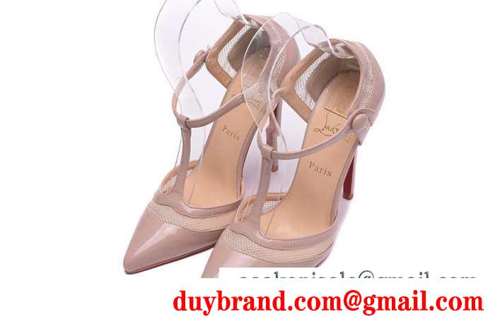 通勤用 パーティールブタンレディース靴パテントレザーポインテッドトゥパンプス ヌード louboutin pointed toe early100mm
