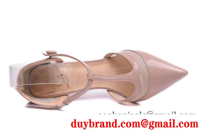通勤用 パーティールブタンレディース靴パテントレザーポインテッドトゥパンプス ヌード louboutin pointed toe early100mm