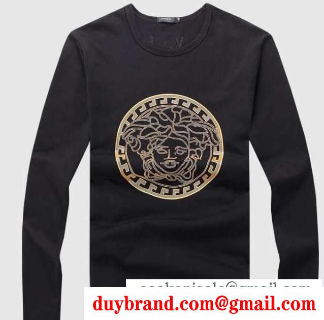 上品な雰囲気が漂うVersace コピー、ヴェルサーチの男性長袖tシャツ