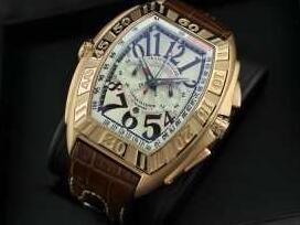 Mặt số vàng sang trọng Franck Muller, đồng hồ nam của Frank Muller với Belt_ Frank Muller Franck Muller_ Thương hiệu giá rẻ 