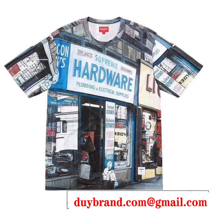  魅力をプラス シュプリーム SUPREME 18ss Hardware SS Top ファッショニスタ愛用 半袖Tシャツ 今季爆発的な人気