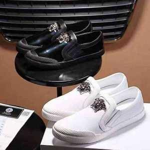 Đệm -Sneakers Versace Sneakers Fake Fake, Versace Giày thể thao hai màu đen giảm giá của Versace, Versace Versace_ Brand Super -discount (lớn nhất )