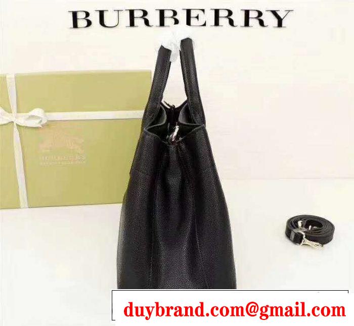 都会的な印象Burberryバーバリースーパーコピーレディーストートバッグショルダー付きDa cao cấp採用