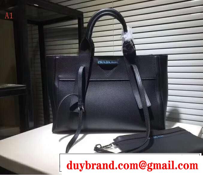 秋冬大活躍　PRADA プラダ  定番品質保証　今季新作登場　3色可選  海外先行発売！　トートバッグ